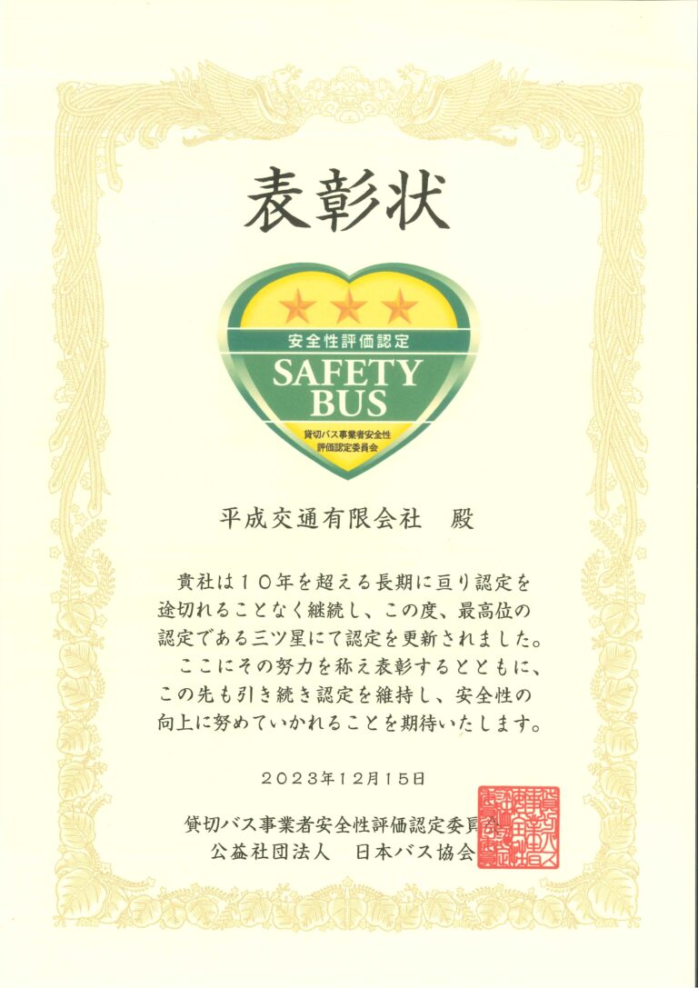 運輸安全マネジメントの外観